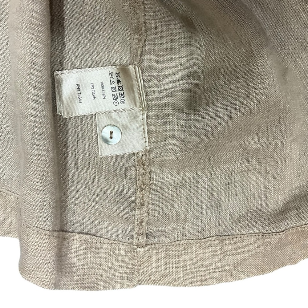 πΎ Artisan NY Linenβ Minimalist Duster Jacket β Womenβs Size Medium - Picture 6 of 6